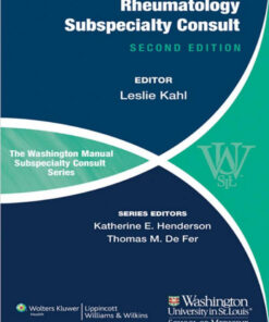 The Washington Manual of Rheumatology Subspecialty Consult (Washington Manual: Subspecialty Consult) Second Edition
