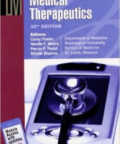 The Washington Manual of Medical Therapeutics, 33rd Edition 33rd Edition