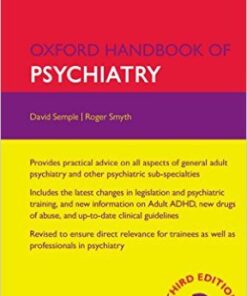 Oxford Handbook of Psychiatry (Oxford Medical Handbooks) 3rd Edition