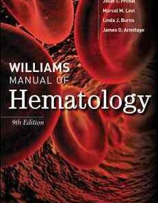 Williams Manual of Hematology, 9th Edition