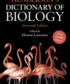 Henderson’s Dictionary of Biology 16th Edition