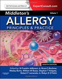 Middleton's Allergy 2-Volume Set: Principles and Practice