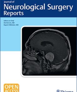 ​Journal of Neurological Surgery Reports Volume : 83 2022 PDF