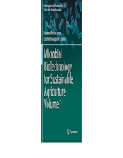 Microbial BioTechnology for Sustainable Agriculture Volume 1 2022 Original pdf